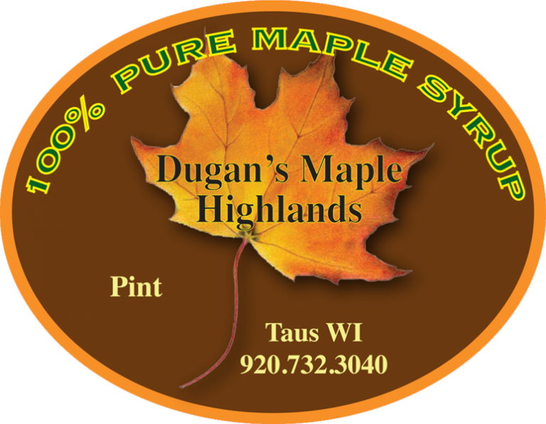 Maple Syrup Label Stock Designs