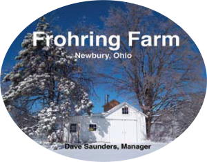 Frohring Farm from Newbury, Ohio label.