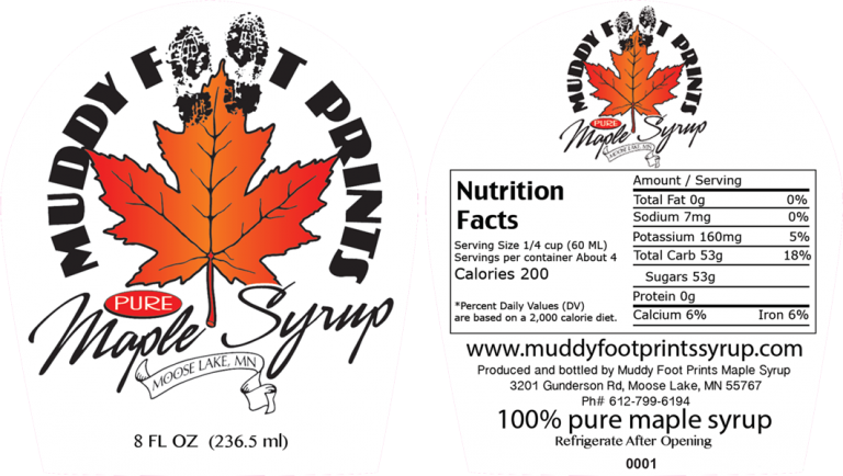 Pure Maple Syrup Labels | Maple Syrup Bottle Labels