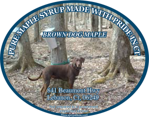 Brown Dog Maple : Pure Maple Syrup made with pride in Lebanon, Connecticut.