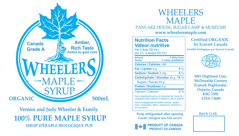 Maple Syrup Label Image Gallery Label Decal Sticker Examples