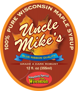 Uncle Mike's 100% Pure Wisconsin Maple Syrup 12 oz.