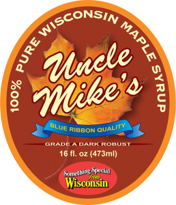 Uncle Mike's 100% Pure Wisconsin Maple Syrup 16 oz.