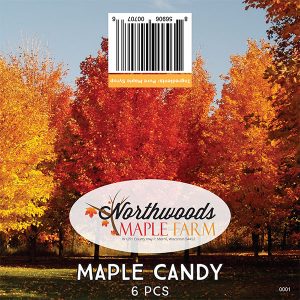 Northwoods Maple Farm: Maple candy bag label, card stock with NO adhesive.