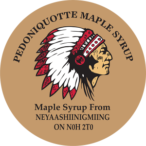 Pedoniquotte Maple Syrup from Neyaashiinigmiing, Ontario, Canada.