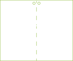 1.5” X 2.5” Custom Folded Hang Tag with Hole.