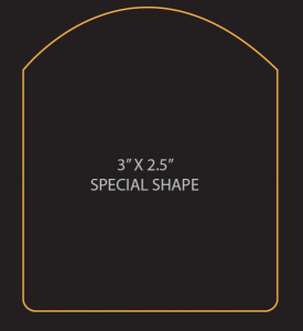 CDL Quart Special Shape label 3.0 x 2.5