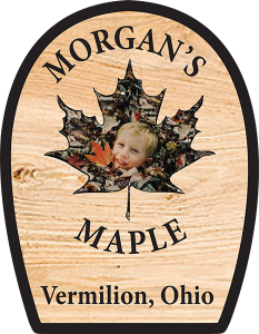 Morgan's Maple label from Vermilion, Ohio.