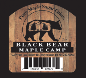 Black Bear Maple Sugar Cakes